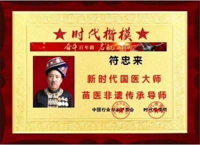 苗医非遗传承导师—符忠来