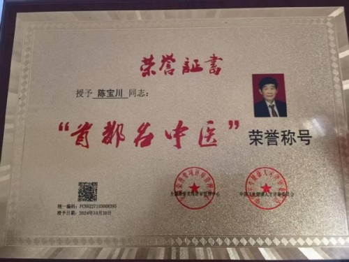 勤学善思秉初心 精湛医术解众疾中国当代名医——陈宝川